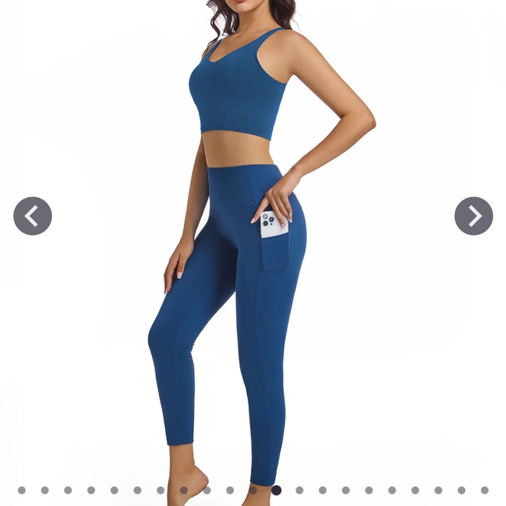 Pure Woven Bamboo Leggings with Pocket